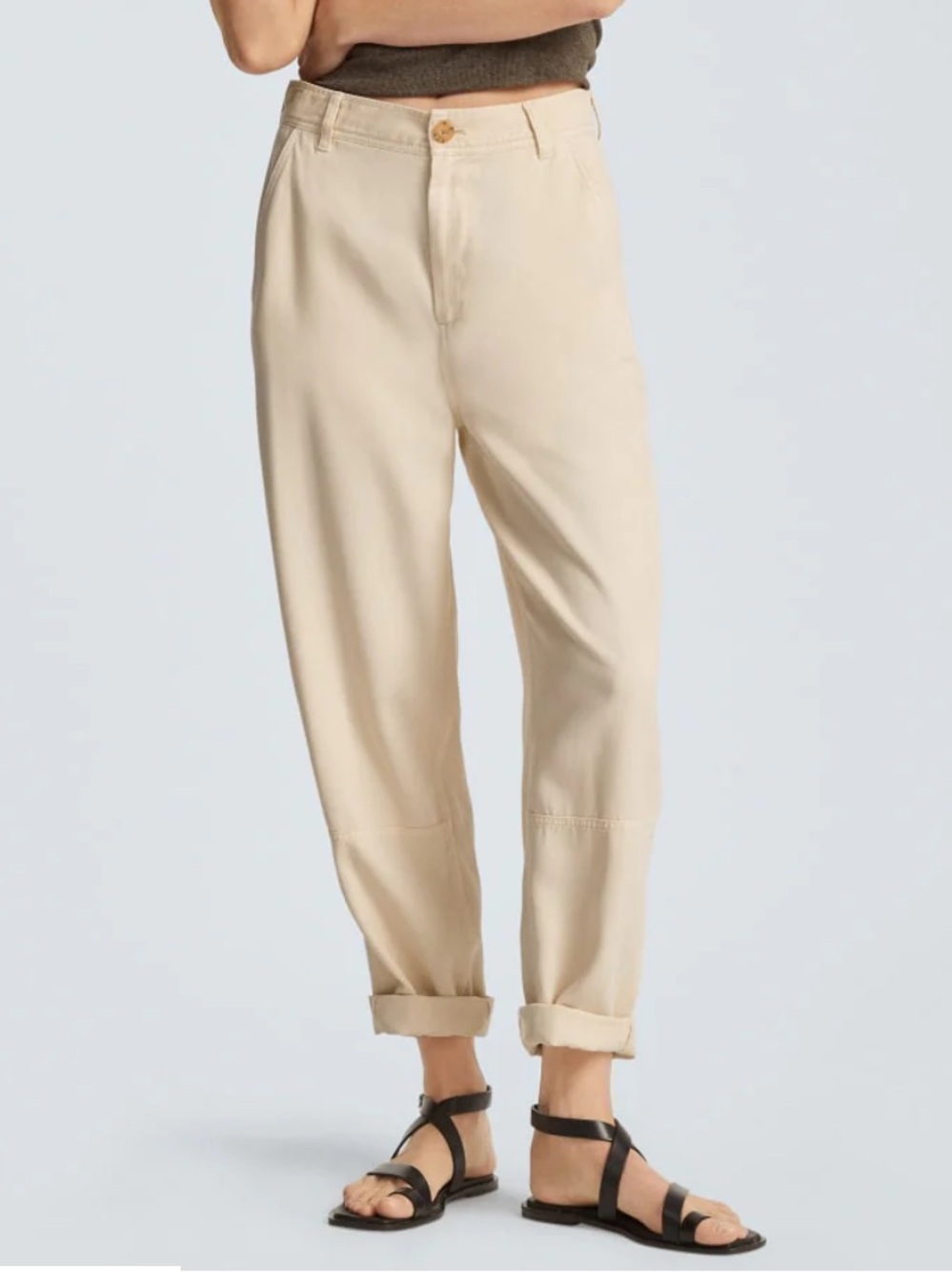 Everlane The Chino in Buttersoft Parchment Size 4 lightweight soft